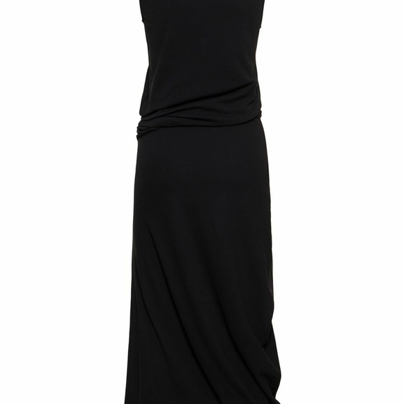 Lemaire twisted cotton midi dress in black XL - Picture 4 of 5